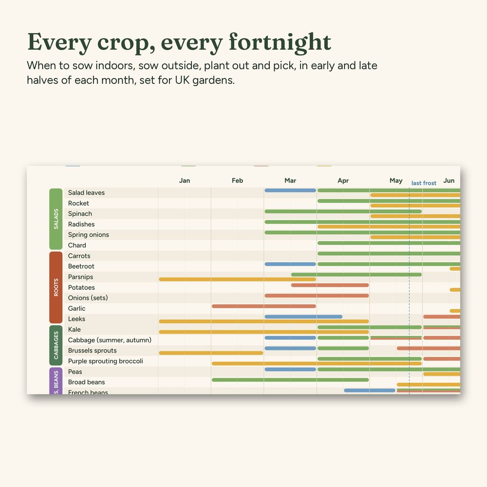 UK Sowing Chart, picture 2 of 6